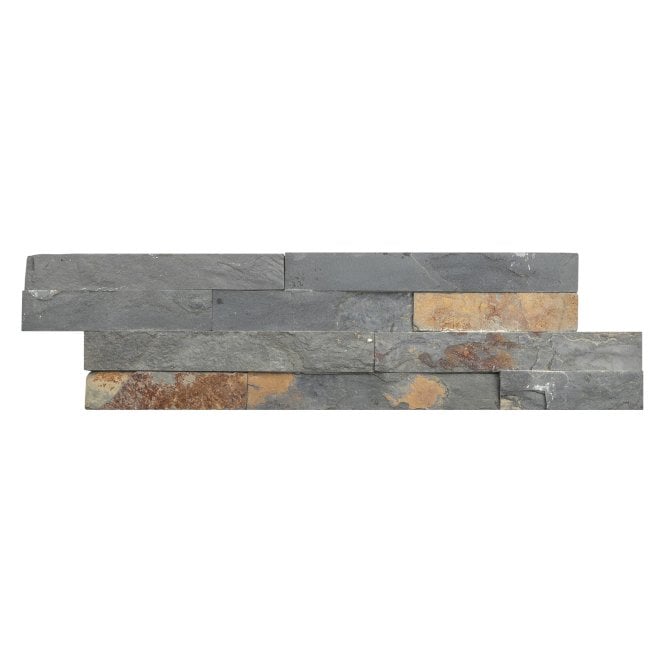 Ledgestone Rustic Multicolour 10cm x 36cm Wall Tile