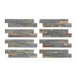 Ledgestone Rustic Multicolour 10cm x 36cm Wall Tile