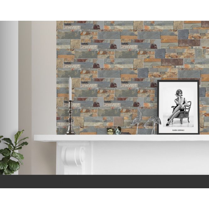 Ledgestone Rustic Multicolour 10cm x 36cm Wall Tile