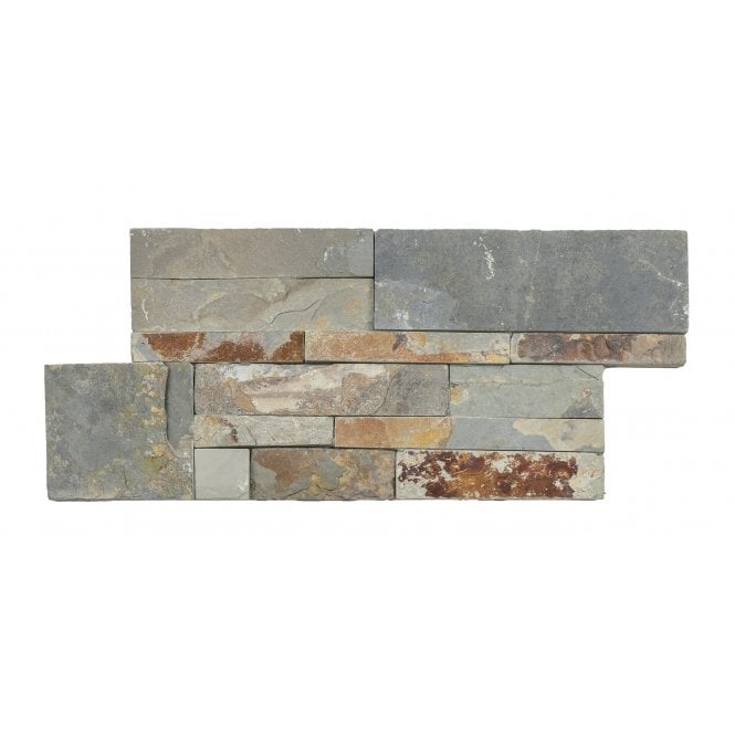 Ledgestone Rustic Multicolour 18cm x 35cm Wall Tile