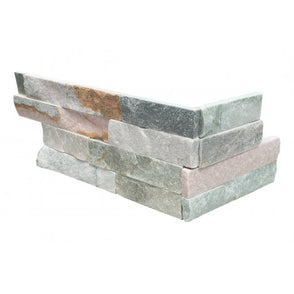 Ledgestone Slim Grey 10cm x 36cm Corner Tile