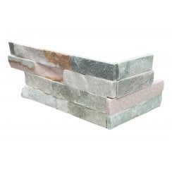 Ledgestone Slim Grey 10cm x 36cm Corner Tile