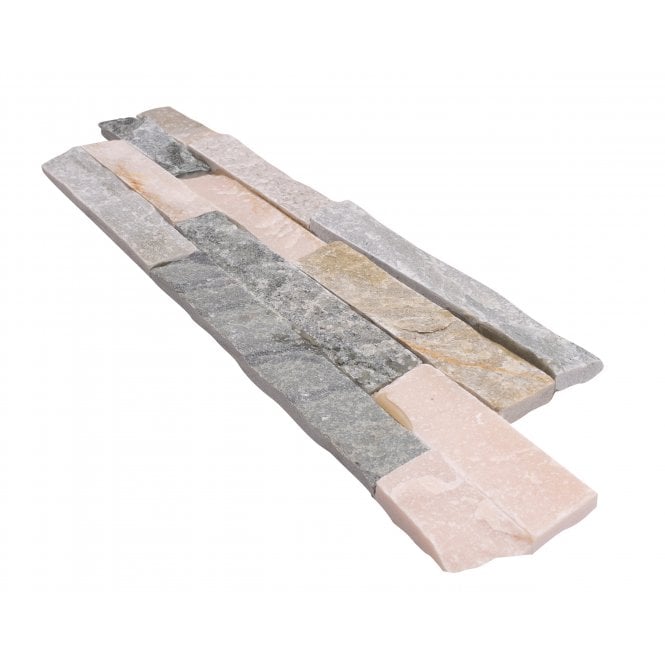 Ledgestone Slim Grey 10cm x 36cm Wall Tile