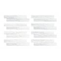Ledgestone Snow White Quartzite 10cm x 36cm Wall Tile