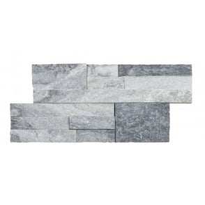 Ledgestone White Grey 18cm x 35cm Wall Tile