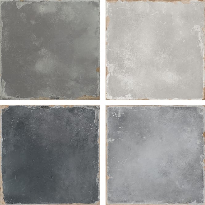 Lenos Grey Mix 22.3cm x 22.3cm Wall & Floor Tile
