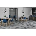 Lenos Grey Mix 22.3cm x 22.3cm Wall & Floor Tile