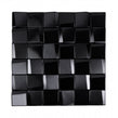 Leonardo Black (4.8cm x 4.8cm) 29.2cm x 29.2cm Mosaic Tile