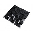 Leonardo Black (4.8cm x 4.8cm) 29.2cm x 29.2cm Mosaic Tile