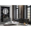 Leonardo Black (4.8cm x 4.8cm) 29.2cm x 29.2cm Mosaic Tile