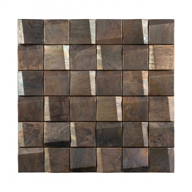 Leonardo Copper 29.2cm x 29.2cm (4.5cm x 4.5cm) Mosaic Tile