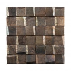 Leonardo Copper 29.2cm x 29.2cm (4.5cm x 4.5cm) Mosaic Tile