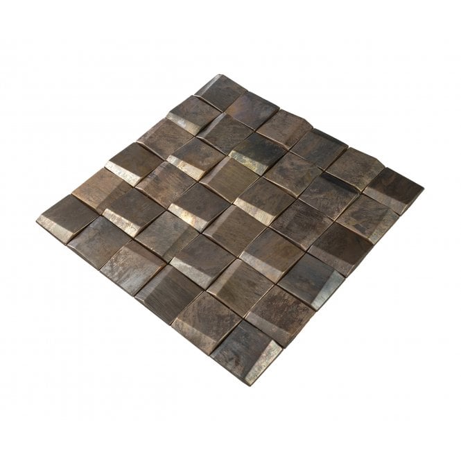 Leonardo Copper 29.2cm x 29.2cm (4.5cm x 4.5cm) Mosaic Tile