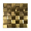 Leonardo Gold (4.8cm x 4.8cm) 29.2cm x 29.2cm Mosaic Tile