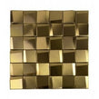 Leonardo Gold (4.8cm x 4.8cm) 29.2cm x 29.2cm Mosaic Tile