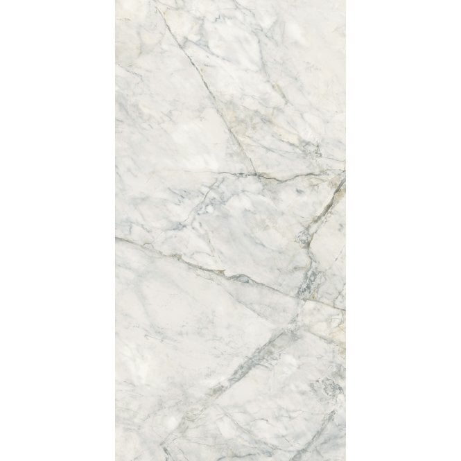 Leonardo White Carving 60cm x 120cm Wall and Floor Tile