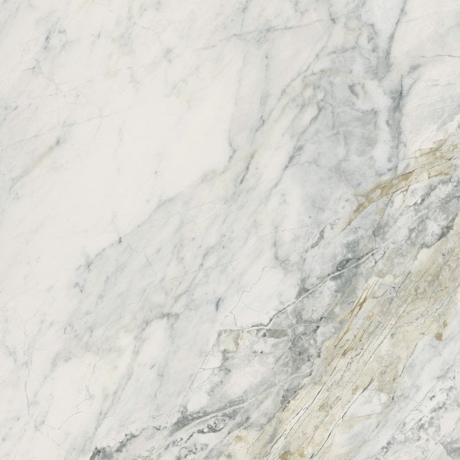 Leonardo White Carving 60cm x 60cm Wall and Floor Tile