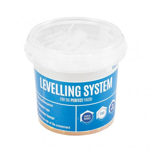Tile Bank Levelling System (50x Clips and 50x Wedges) Tub