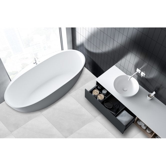 Lezar Bianco 60cm x 60cm Wall & Floor Tile