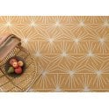 Lily Hex Hexagon Blaze Orange 22.8cm x 19.8cm Wall & Floor Tile