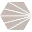 Lily Hex Hexagon Clay 22.8cm x 19.8cm Wall & Floor Tile