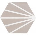 Lily Hex Hexagon Clay 22.8cm x 19.8cm Wall & Floor Tile