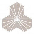 Lily Hex Hexagon Clay 22.8cm x 19.8cm Wall & Floor Tile