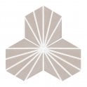 Lily Hex Hexagon Clay 22.8cm x 19.8cm Wall & Floor Tile