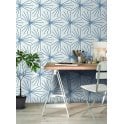 Lily Hex Hexagon Denim Line 22.8cm x 19.8cm Wall & Floor Tile