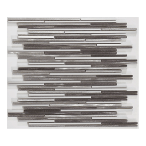 Linear Cool 29.8cm x 29.8cm Mosaic Tile
