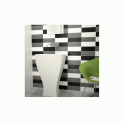 Linear Gloss Black 10cm x 30cm Wall Tile
