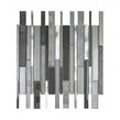 Linear Grey 30cm x 30cm Mosaic Tile