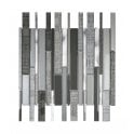 Linear Grey 30cm x 30cm Mosaic Tile