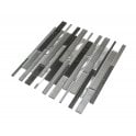 Linear Grey 30cm x 30cm Mosaic Tile