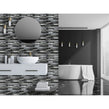 Linear Grey 30cm x 30cm Mosaic Tile