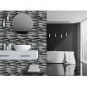 Linear Grey 30cm x 30cm Mosaic Tile