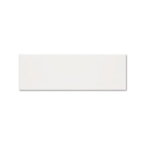Linear Matt White 10cm x 30cm Wall Tile