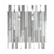 Linear White 30cm x 30cm Mosaic Tile