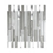 Linear White 30cm x 30cm Mosaic Tile