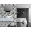 Linear White 30cm x 30cm Mosaic Tile