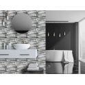 Linear White 30cm x 30cm Mosaic Tile