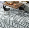 Lisbone Black Grey 45cm x 45cm Wall and Floor Tile