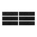 Loft Brick Black High Gloss Decor 6.5cm x 26cm Wall Tile