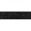 Loft Brick Black High Gloss Decor 6.5cm x 26cm Wall Tile