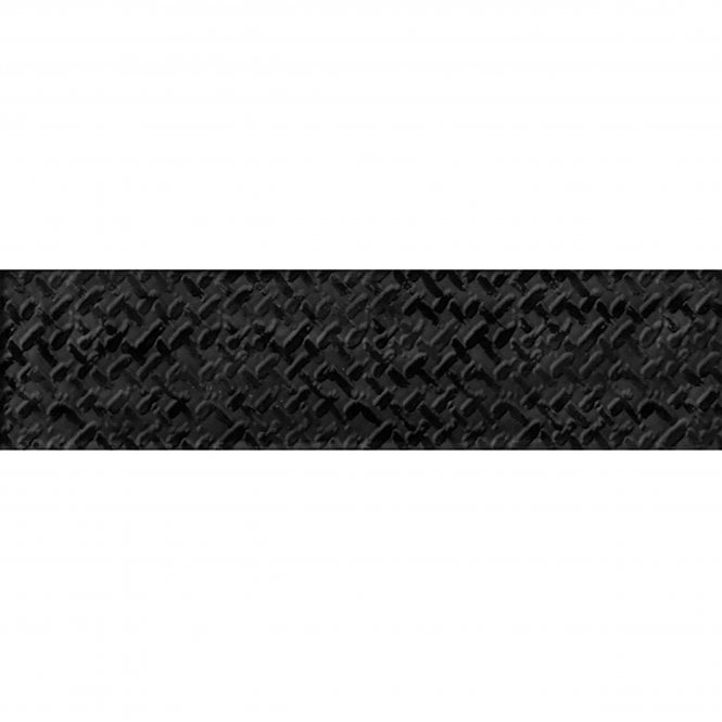 Loft Brick Black High Gloss Decor 6.5cm x 26cm Wall Tile