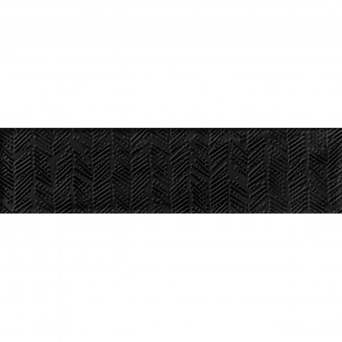 Loft Brick Black High Gloss Decor 6.5cm x 26cm Wall Tile