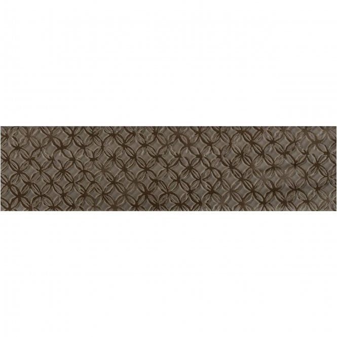 Loft Brick Brown High Gloss Decor 6.5cm x 26cm Wall Tile