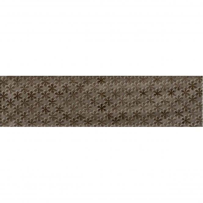 Loft Brick Brown High Gloss Decor 6.5cm x 26cm Wall Tile