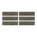 Loft Brick Greige High Gloss Decor 6.5cm x 26cm Wall Tile