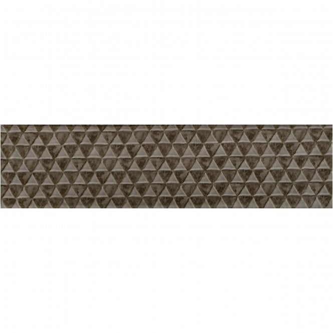 Loft Brick Greige High Gloss Decor 6.5cm x 26cm Wall Tile